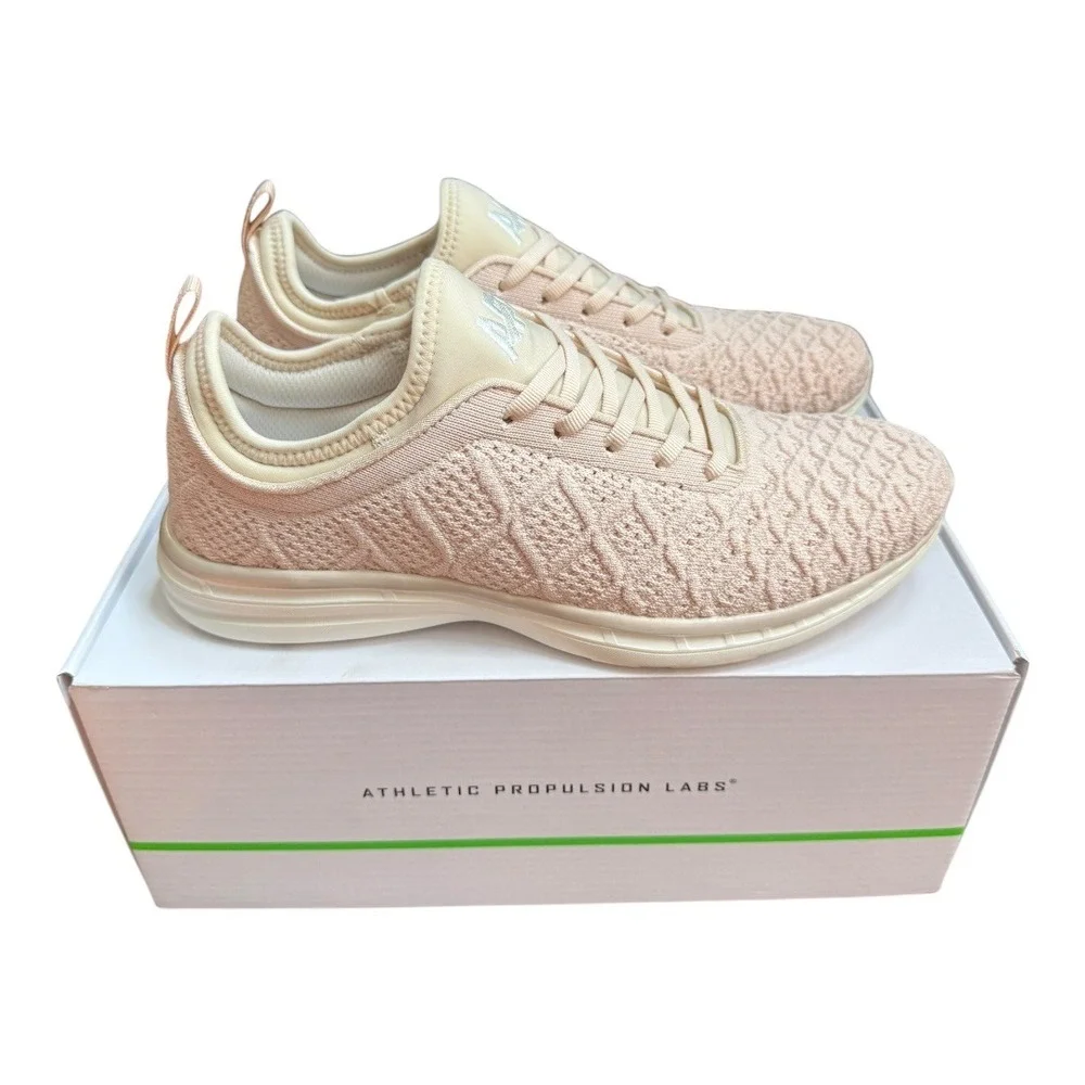 APL Techloom Phantom Knit Running Shoes‎ Athletic Sneakers Beach Ivory Size 9